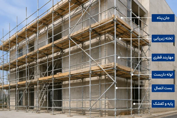 داربست چیست و در چه بخشهایی استفاده میشود؟